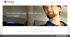 Desktop Screenshot of confurius.de